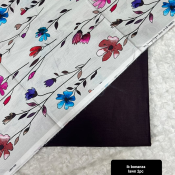 Floral Whisper (White with Multi-Color Flowers)