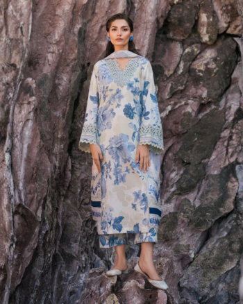 Sapphire MOST DEMANDING EDITION (3-PCS Digtal printed UNSTITCHED SUIT)