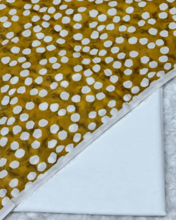 Amber Grain (Mustard/White Dots)